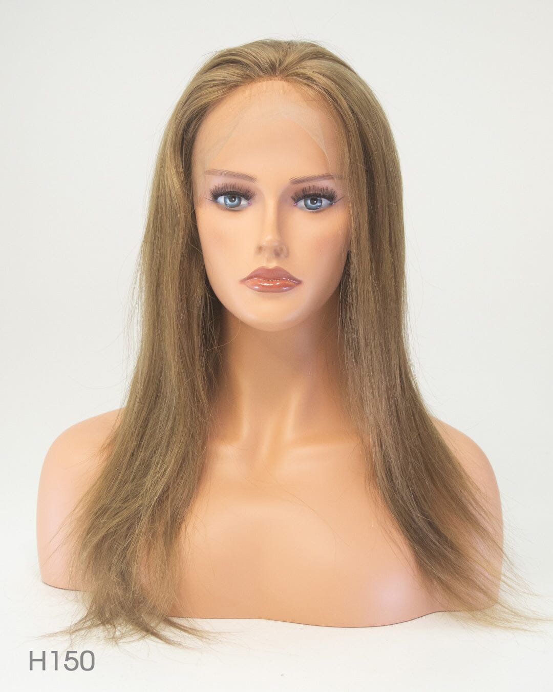 Ash Blond 65Cm Lace Front Human Hair Wig