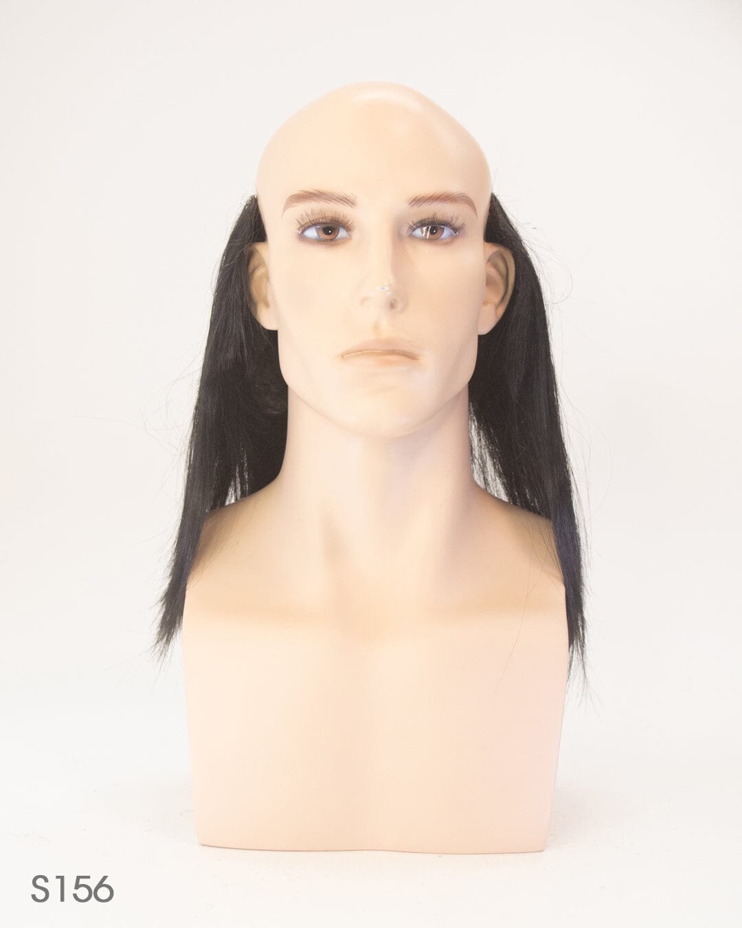 Black 45cm Synthetic Hair Halo Wig