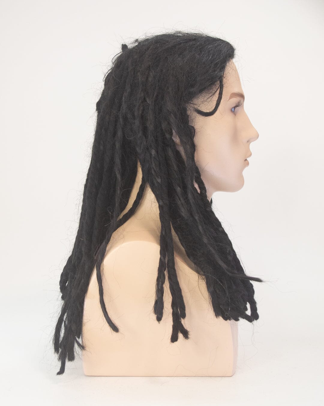 Black 50cm Synthetic Dreadlocked Hair Wig