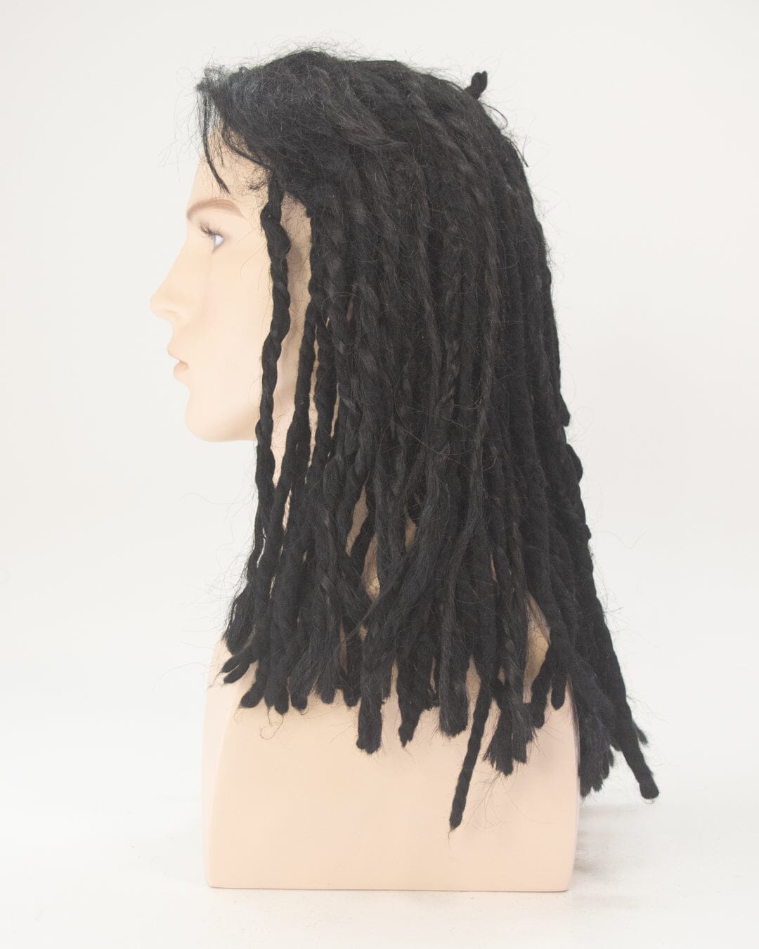 Black 50cm Synthetic Dreadlocked Hair Wig