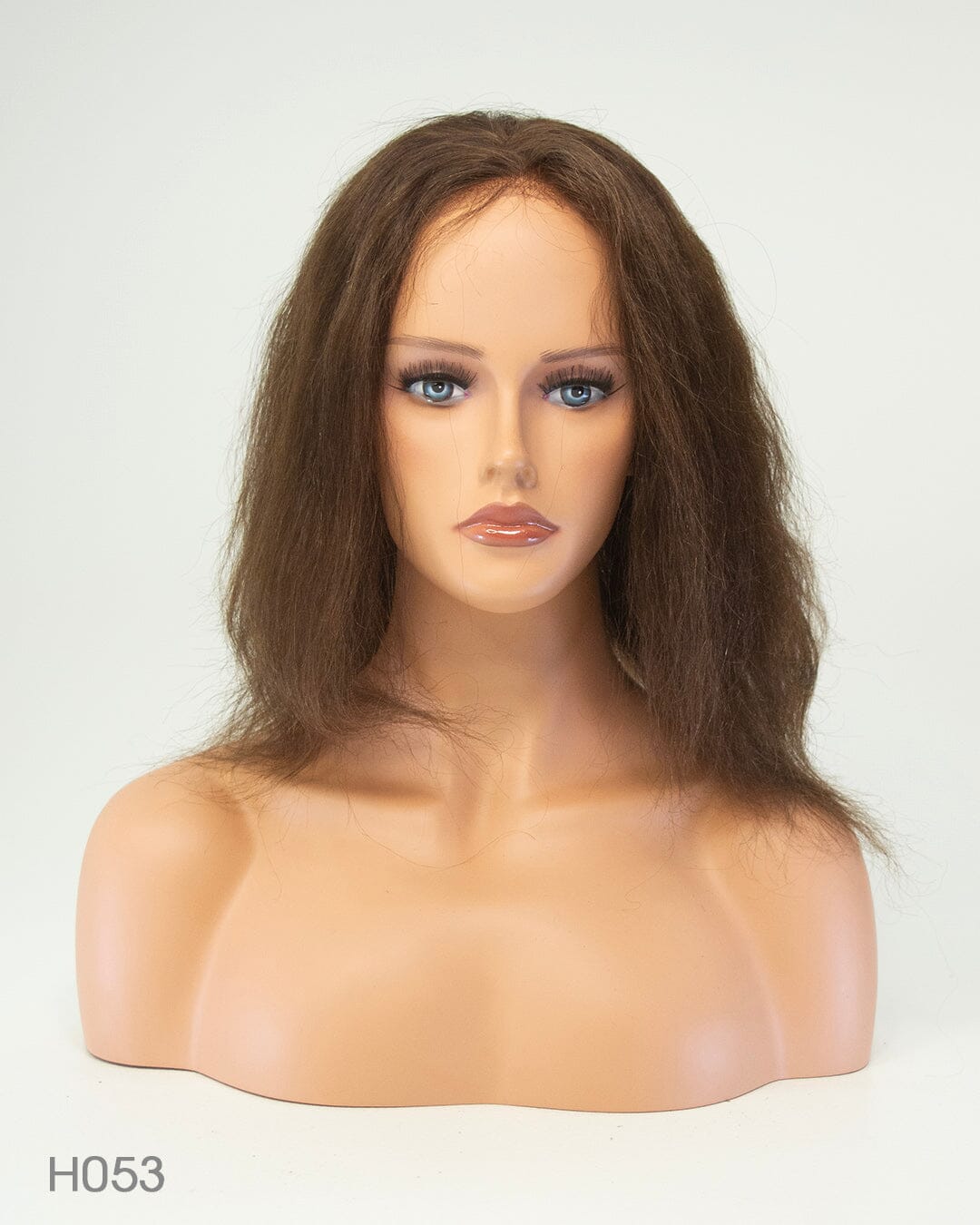 Brown 50cm Lace Front Human Hair Wig