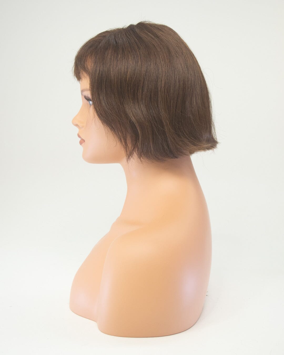 Brunette 25cm Human Hair Wig