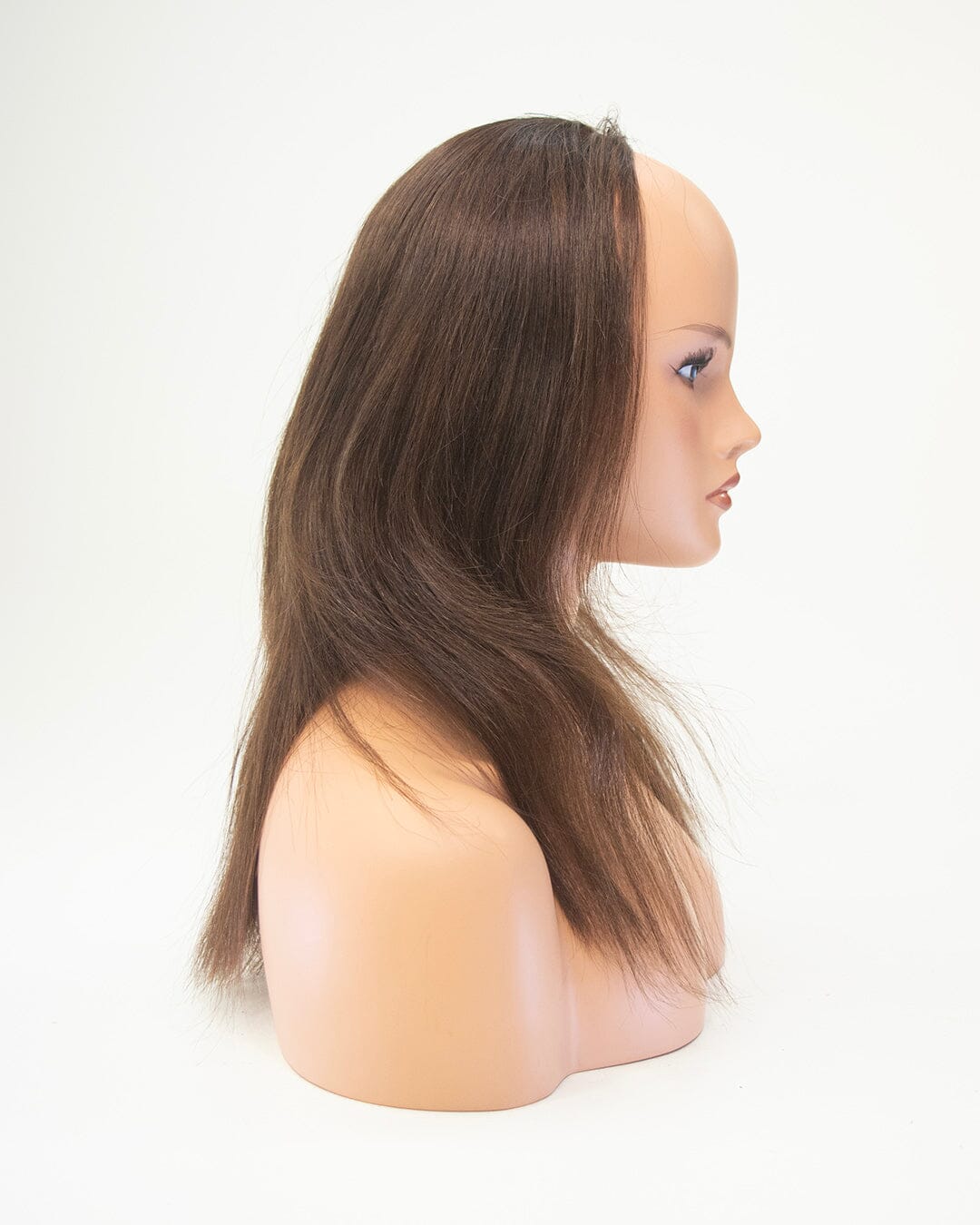 Brunette 50cm Human Hair Wig