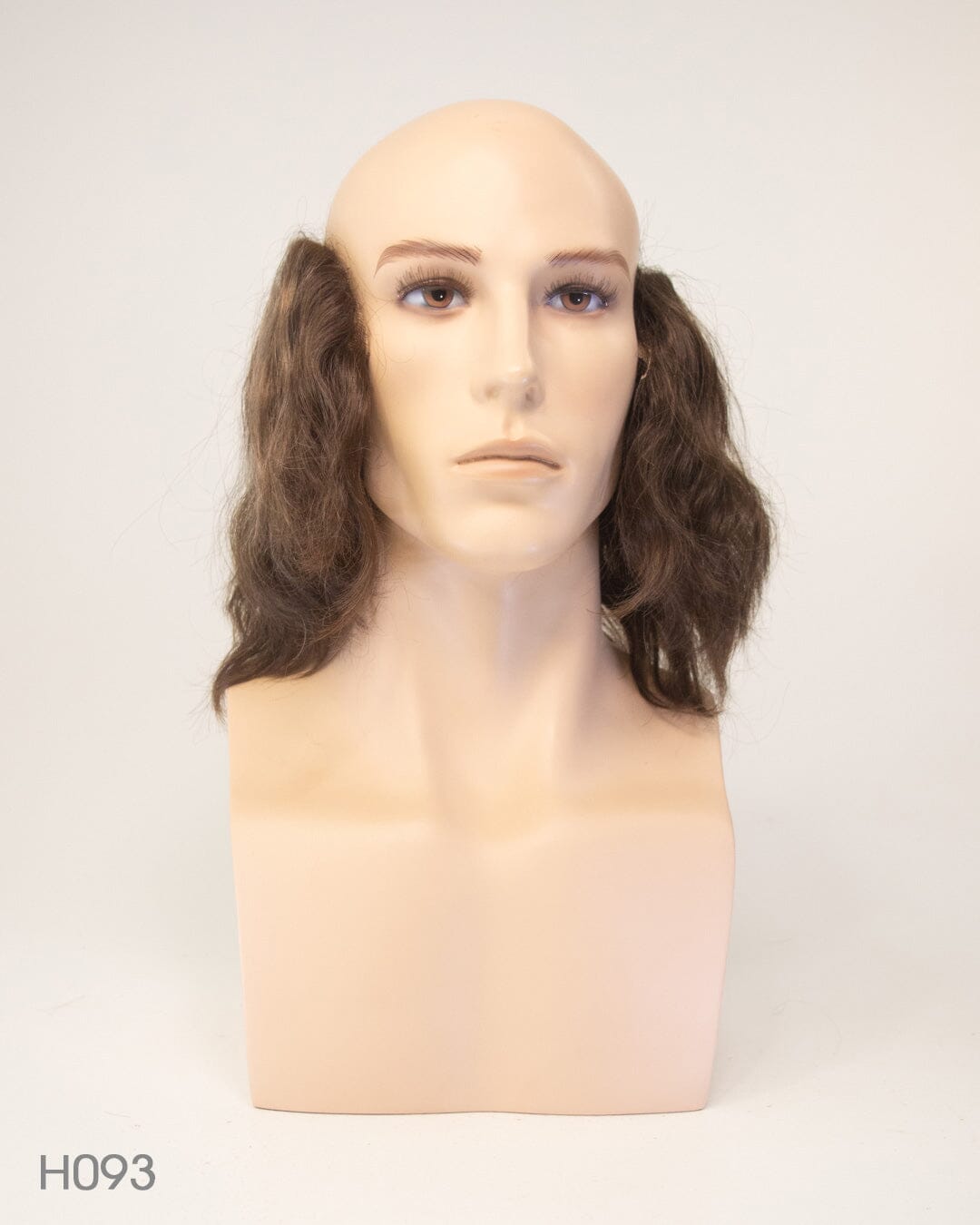 Dark Brown 25cm Lace Front Human Hair Wig