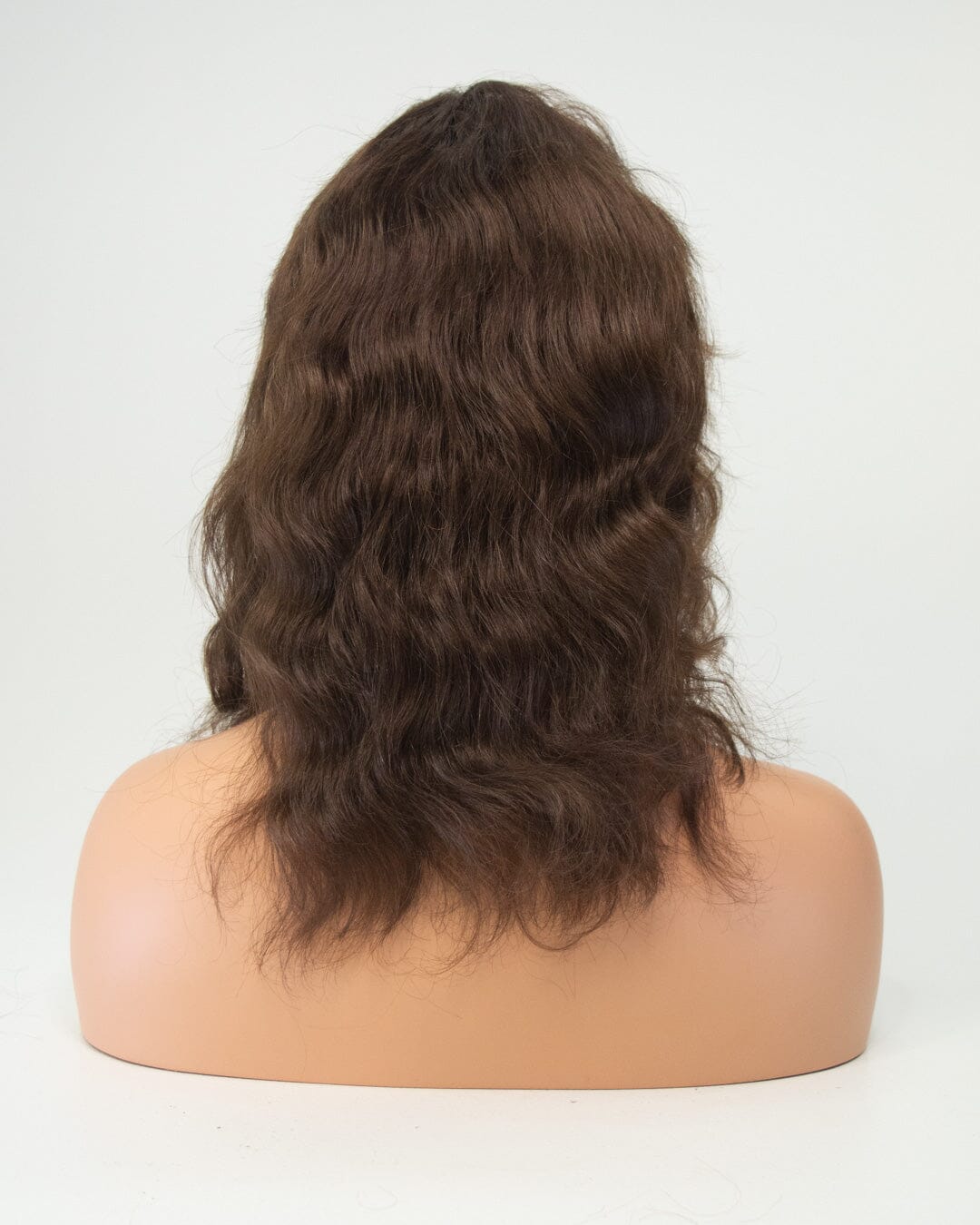 Dark Brown 45cm Lace Front Human Hair Wig