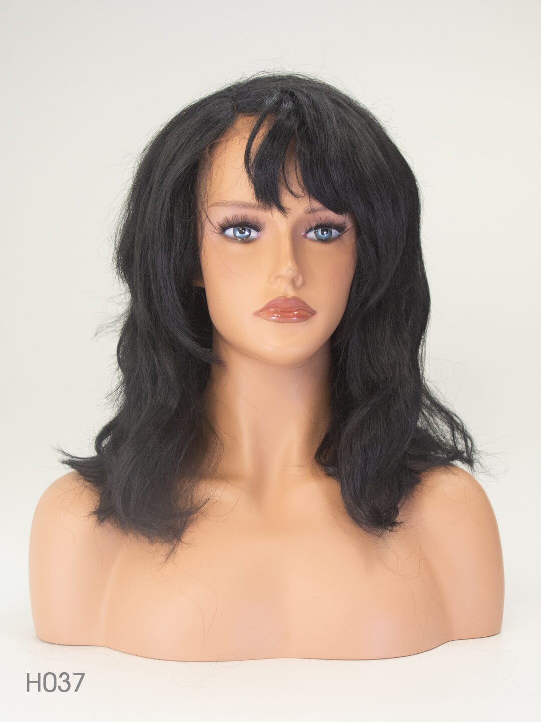 Dark Brown 45cm Lace Front Human Hair Wig