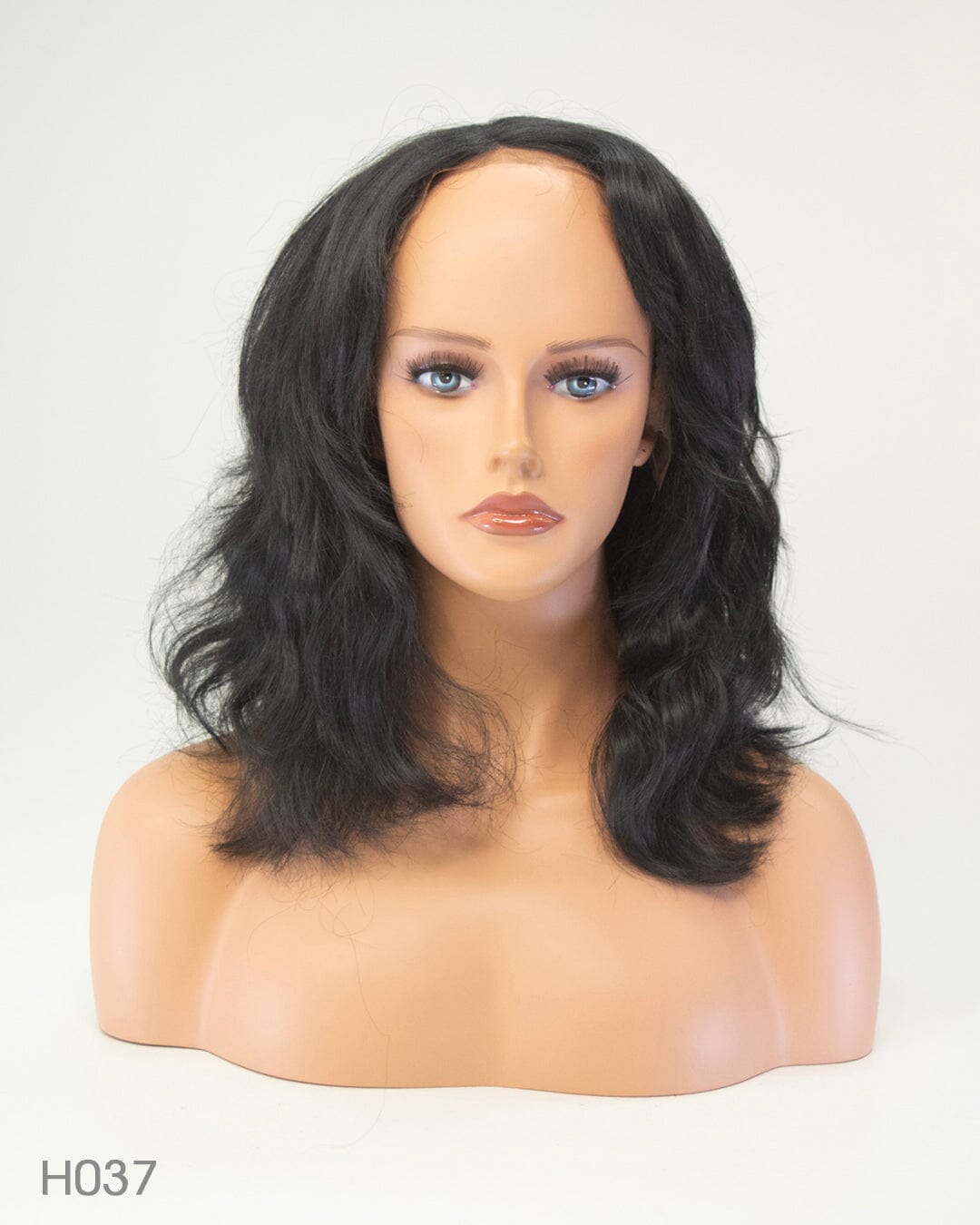 Dark Brown 45cm Lace Front Human Hair Wig
