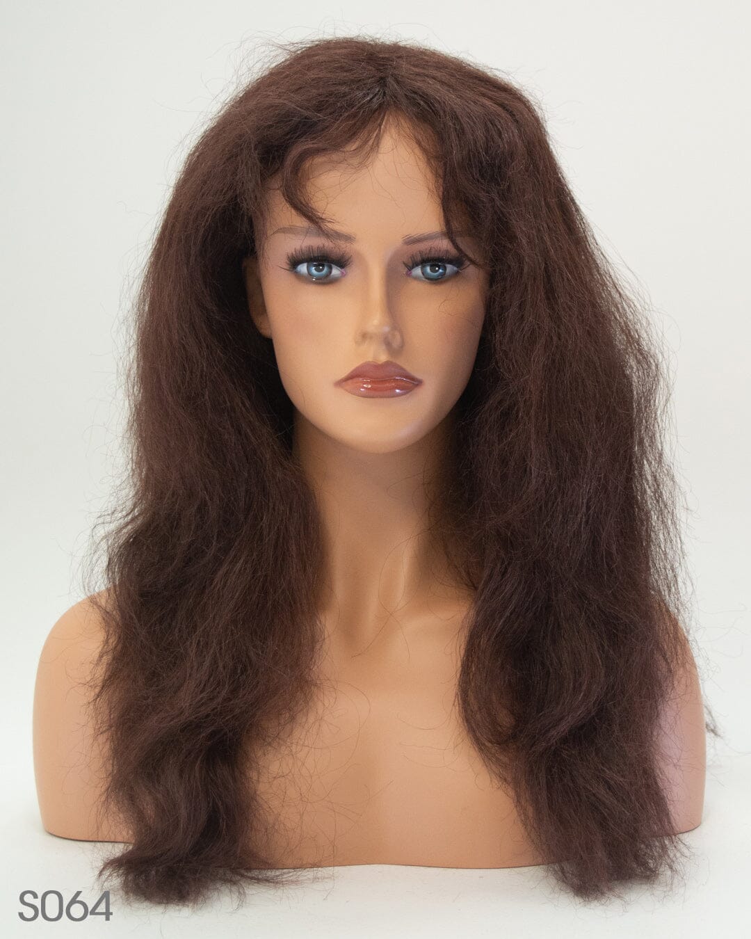 Dark Brown 55cm Synthetic Hair Wig
