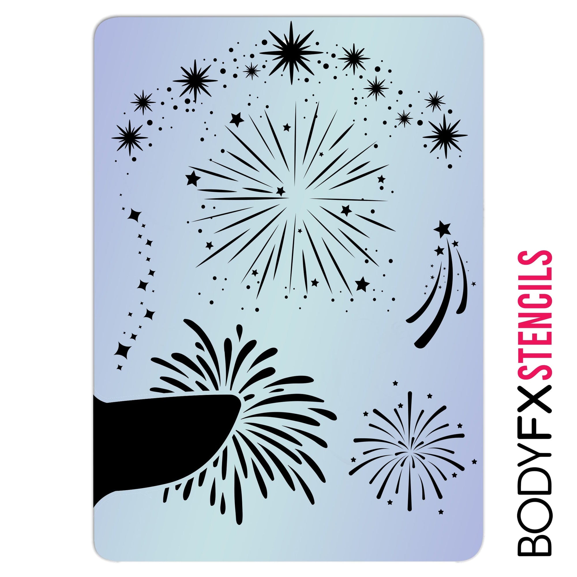 Fireworks Stencil