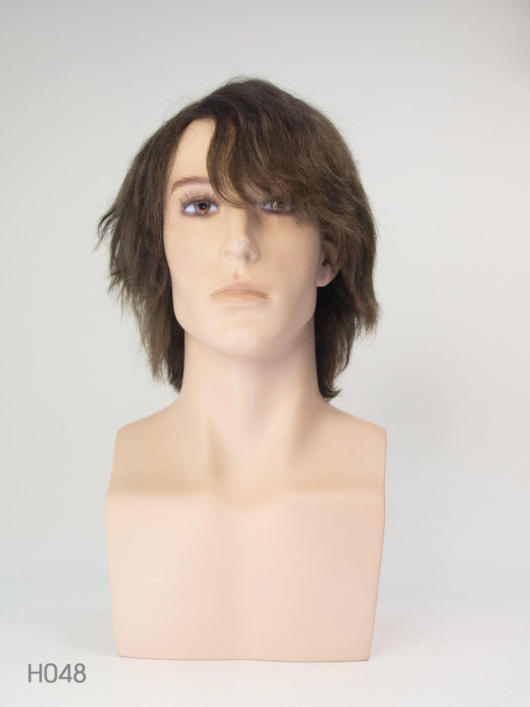 Mouse Brown 35cm Lace Front Human Hair Wig