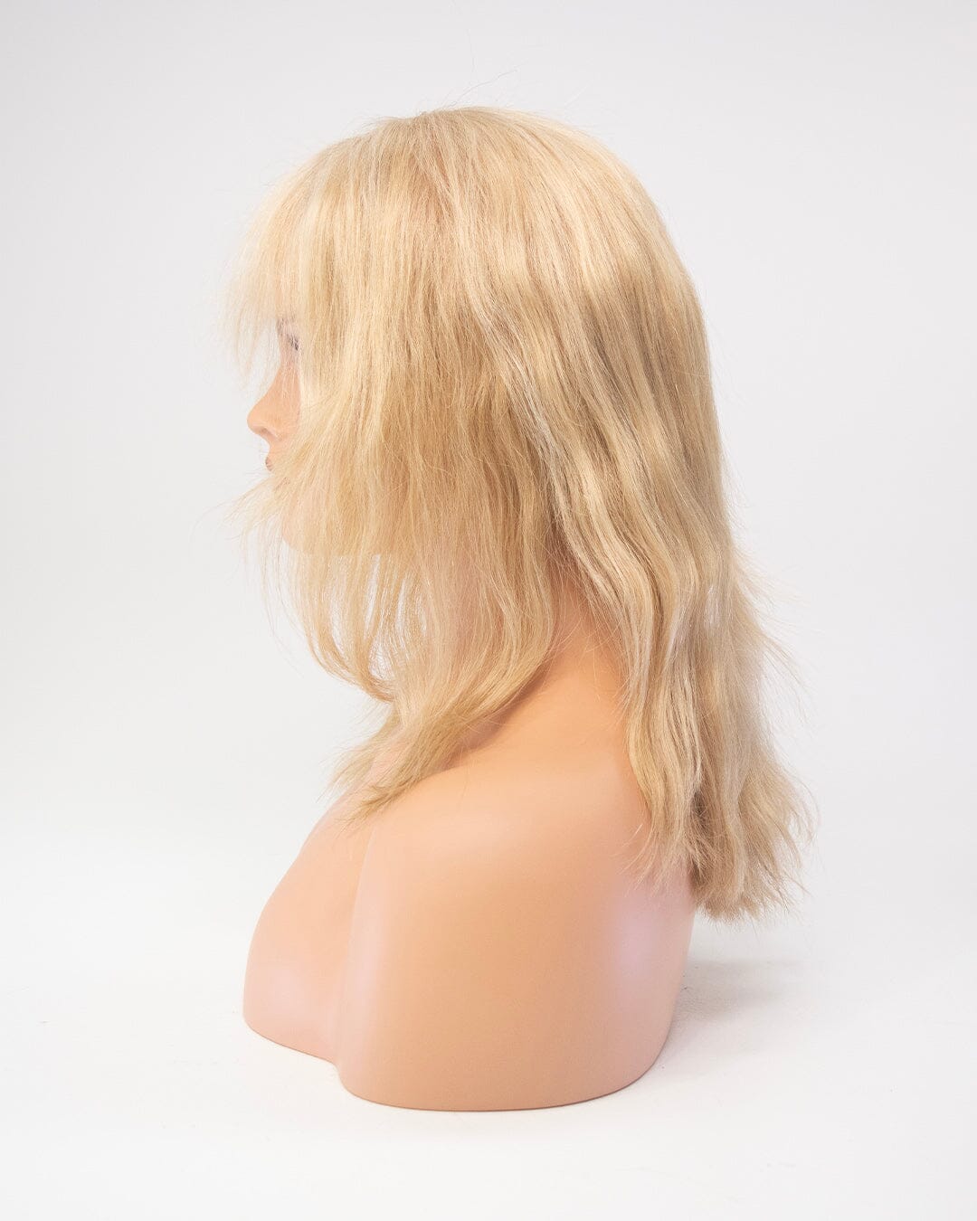 Warm Blonde 44cm Lace Front Human Hair Wig
